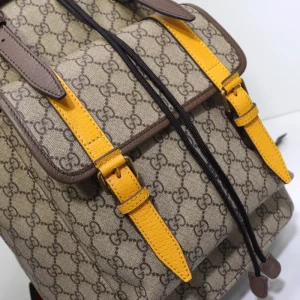 Replica GUCCI GG Supreme Leather Backpack - elite superclone designer purse