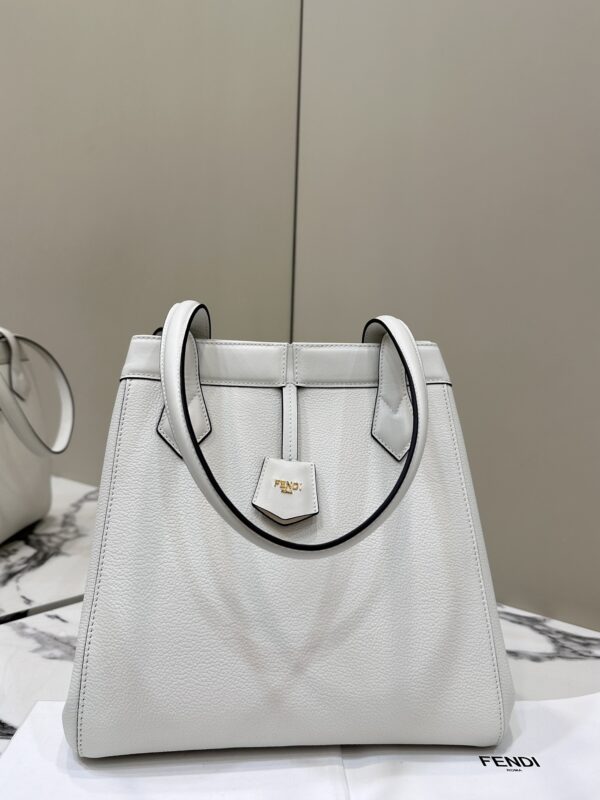 Replica Fendi Origami Large White - near-authentic luxury replica handbag