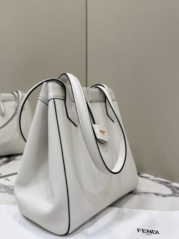 Replica Fendi Origami Large White - premium 1:1 fake handbag model