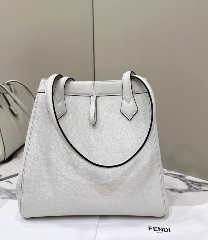 Replica Fendi Origami Large White - premium 1:1 fake handbag model