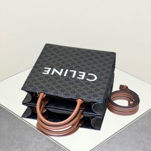 Replica Celine Triomphe Cabas Tote Small - top-tier luxury replica shoulder bag