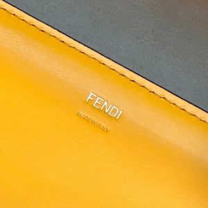 Replica Fendi Peekaboo Tote Orange - high-quality designer bag clone