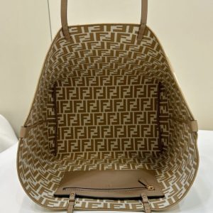 Replica Fendi Two Side Small Tote Beige - top-rated replica designer bag