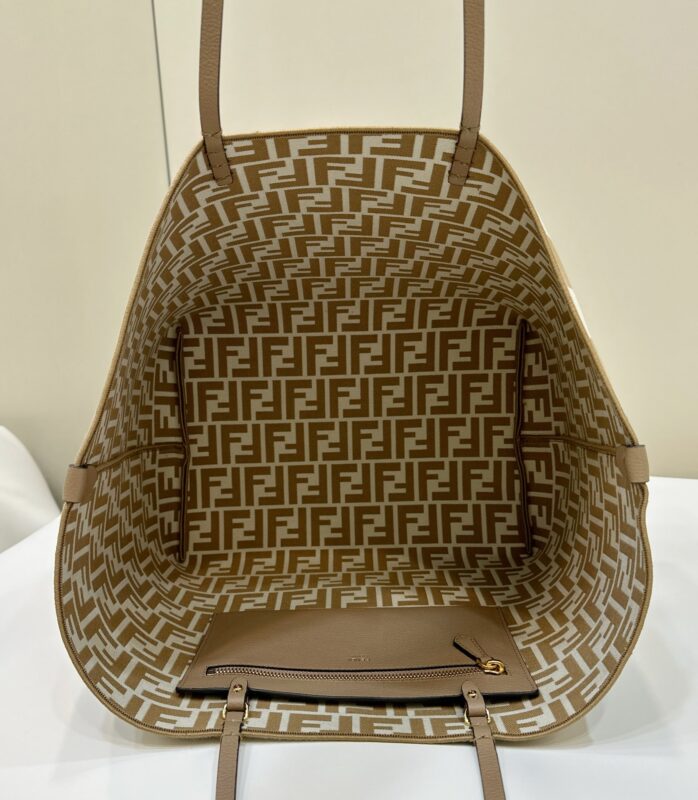 Replica Fendi Two Side Small Tote Beige - top-rated replica designer bag