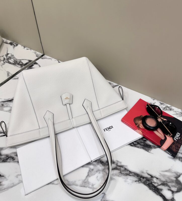 Replica Fendi Origami Large White - top-rated replica designer bag