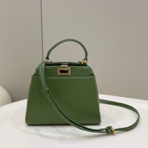 Replica Fendi Peekaboo Green - authentic-look luxury purse replica
