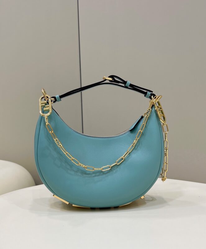 Replica Fendi Fendigraphy Large Sky Blue - top-rated replica designer bag
