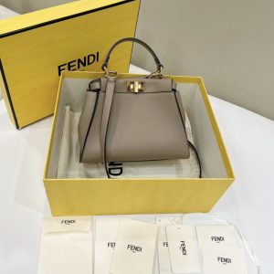 Replica Fendi Peekaboo Beige - premium-grade designer purse dupe