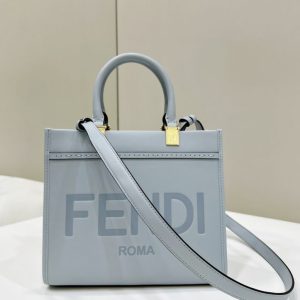 Replica Fendi Small Tote Sky Blue - high-quality designer bag clone
