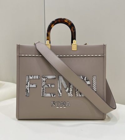 Replica Fendi Sunshine Tote Beige - top-tier luxury replica shoulder bag