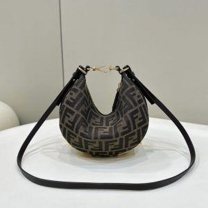 Replica Fendi Fendigraphy Small F Cotton - premium 1:1 fake handbag model