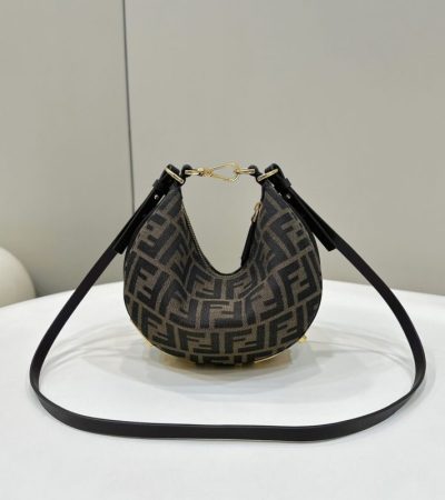 Replica Fendi Fendigraphy Small F Cotton - premium 1:1 fake handbag model