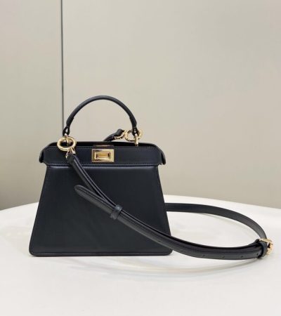 Replica Fendi Peekaboo Mini Black - premium-grade designer purse dupe