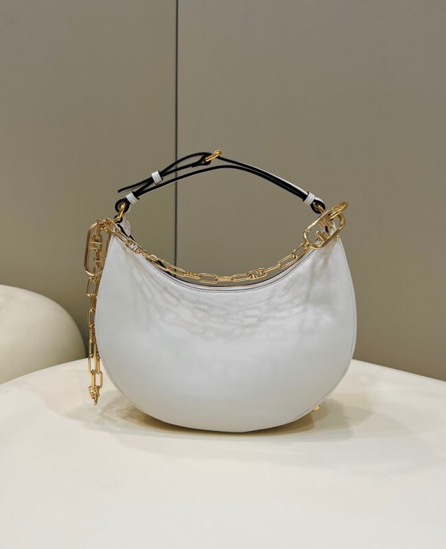 Replica Fendi Fendigraphy Large White - realistic designer-inspired fake bag