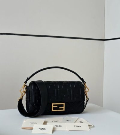 Replica Fendi Baguette Black - high-accuracy replica luxury purse