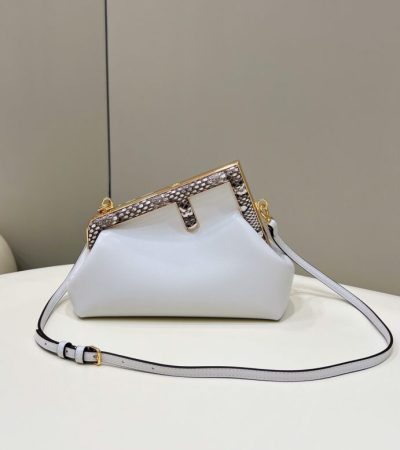 Replica Fendi First White Python - authentic-look luxury purse replica
