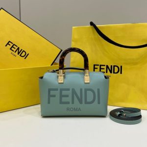 Replica Fendi By The Way Boston Green - high-end fake designer purse
