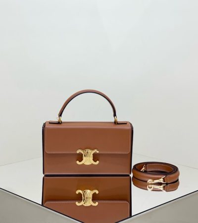 Replica Celine Triomphe Blandine Brown - premium-grade designer purse dupe