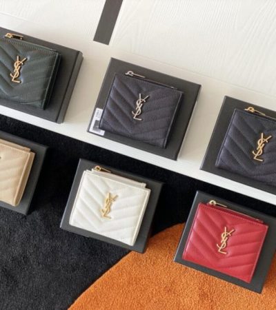 Replica Yves Saint Laurent Zipper Wallet - high-accuracy replica luxury purse