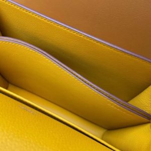 Replica Hermes Sac Roulis Yellow - ultra-realistic fake designer tote