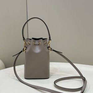 Replica Fendi Tresor Mini Bucket Grey - best-selling designer handbag dupe