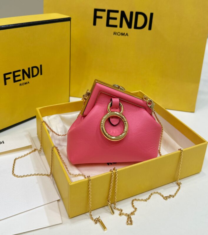 Replica Fendi First Mini Pink - near-authentic luxury replica handbag
