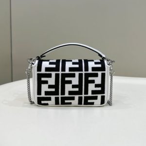 Replica Fendi Baguette Small White - high-end fake designer purse