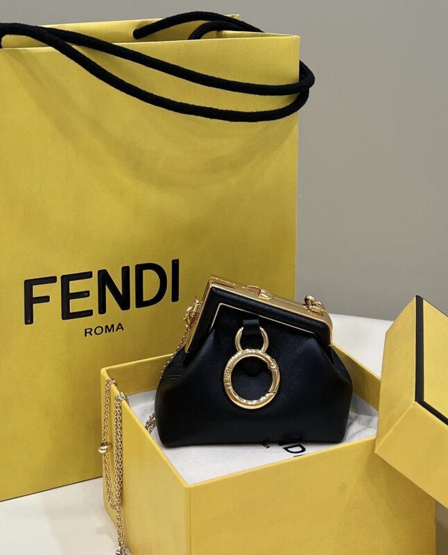 Replica Fendi First Mini Black - elite superclone designer purse