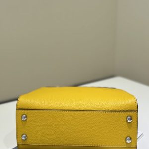 Replica Fendi Peekaboo Yellow - top-tier luxury replica shoulder bag