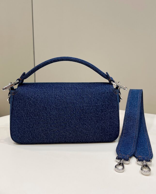 Replica Fendi Baguette Full Blue Denim 2 Replica Fendi Baguette Full Blue Denim - best-selling designer handbag dupe