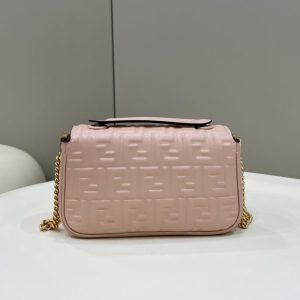 Replica Fendi Baguette Sliding Chain Pink - 1:1 designer replica handbag
