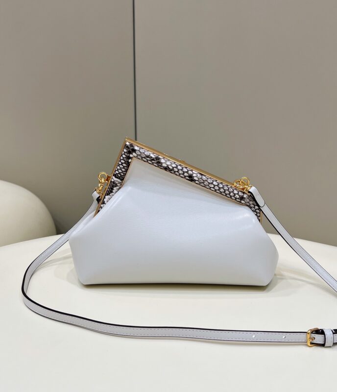 Replica Fendi First White Python - 1:1 designer replica handbag