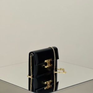 Replica Celine Clutch Soir Black - elite superclone designer purse