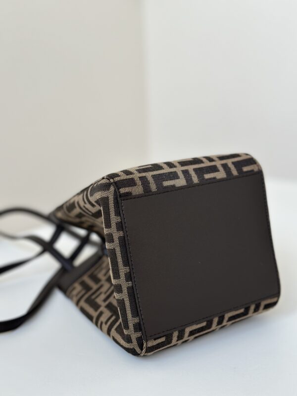 Replica Fendi Origami Small Brown Cotton - high-end fake designer purse