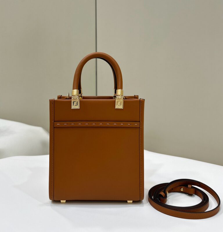 Replica Fendi Mini Tote Brown - best-selling designer handbag dupe