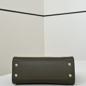 Replica Fendi Peekaboo Small Dark Grey - best quality luxury bag dupe