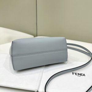 Replica Fendi By The Way Boston Sky Blue - near-authentic luxury replica handbag