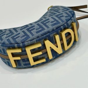 Replica Fendi Fendigraphy Small Denim Blue - high-quality designer bag clone