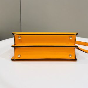 Replica Fendi Peekaboo Medium Orange - near-authentic luxury replica handbag
