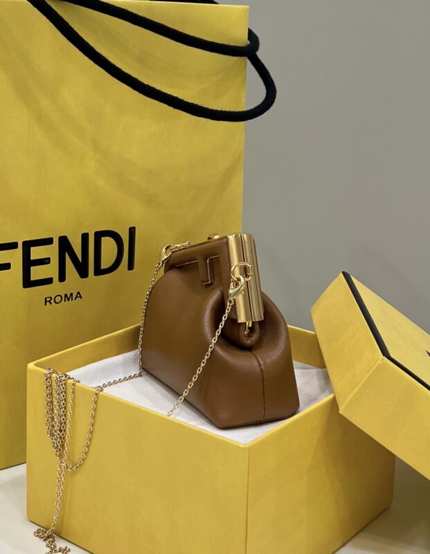 Replica Fendi First Mini Brown - ultra-realistic fake designer tote