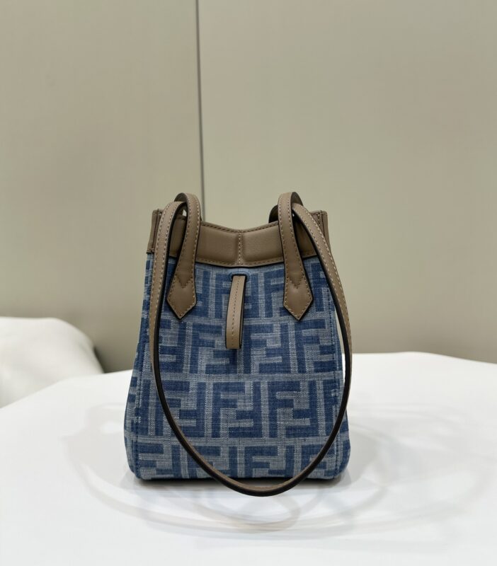 Replica Fendi Origami Small Blue Cotton - ultra-realistic fake designer tote