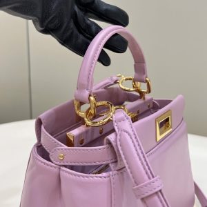 Replica Fendi Peekaboo Pink - 1:1 designer replica handbag
