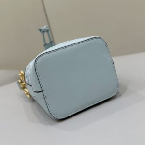 Replica Fendi Tresor Mini Bucket Blue - high-accuracy replica luxury purse