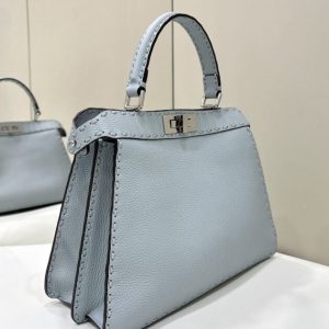 Replica Fendi Peekaboo Sky Blue - high-quality designer bag clone