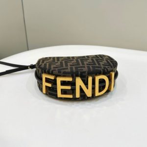 Replica Fendi Fendigraphy Small F Cotton - premium-grade designer purse dupe