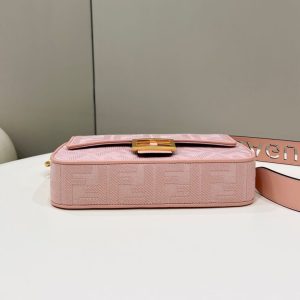 Replica Fendi Baguette FF Pink - best quality luxury bag dupe