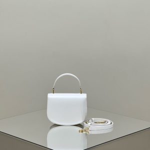 Replica Celine Mini Triomphe White - top-tier luxury replica shoulder bag