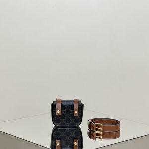 Replica Celine Triomphe Mini Waist Bag - authentic-look luxury purse replica