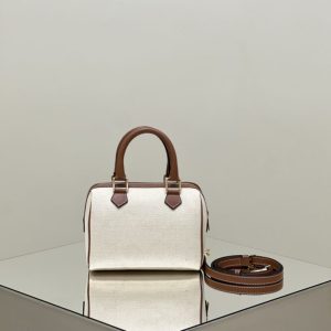 Replica Celine Triomphe Boston White - realistic designer-inspired fake bag