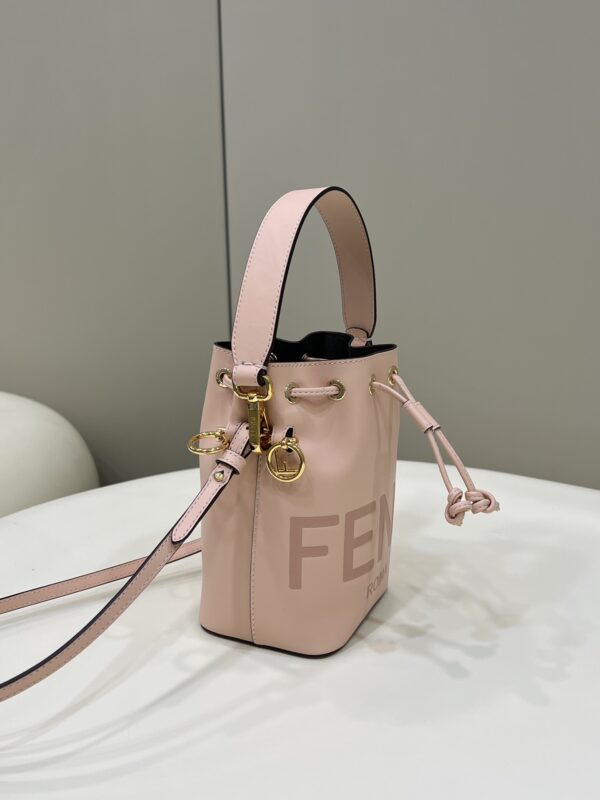 Replica Fendi Tresor Mini Bucket Pink - elite superclone designer purse